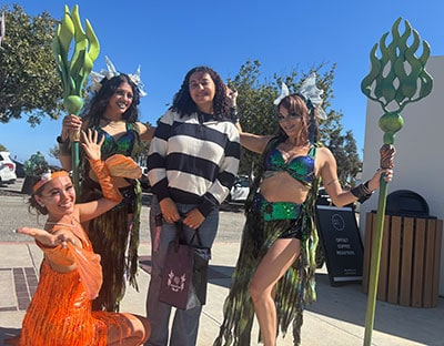 Mermaids at the seaweed festival